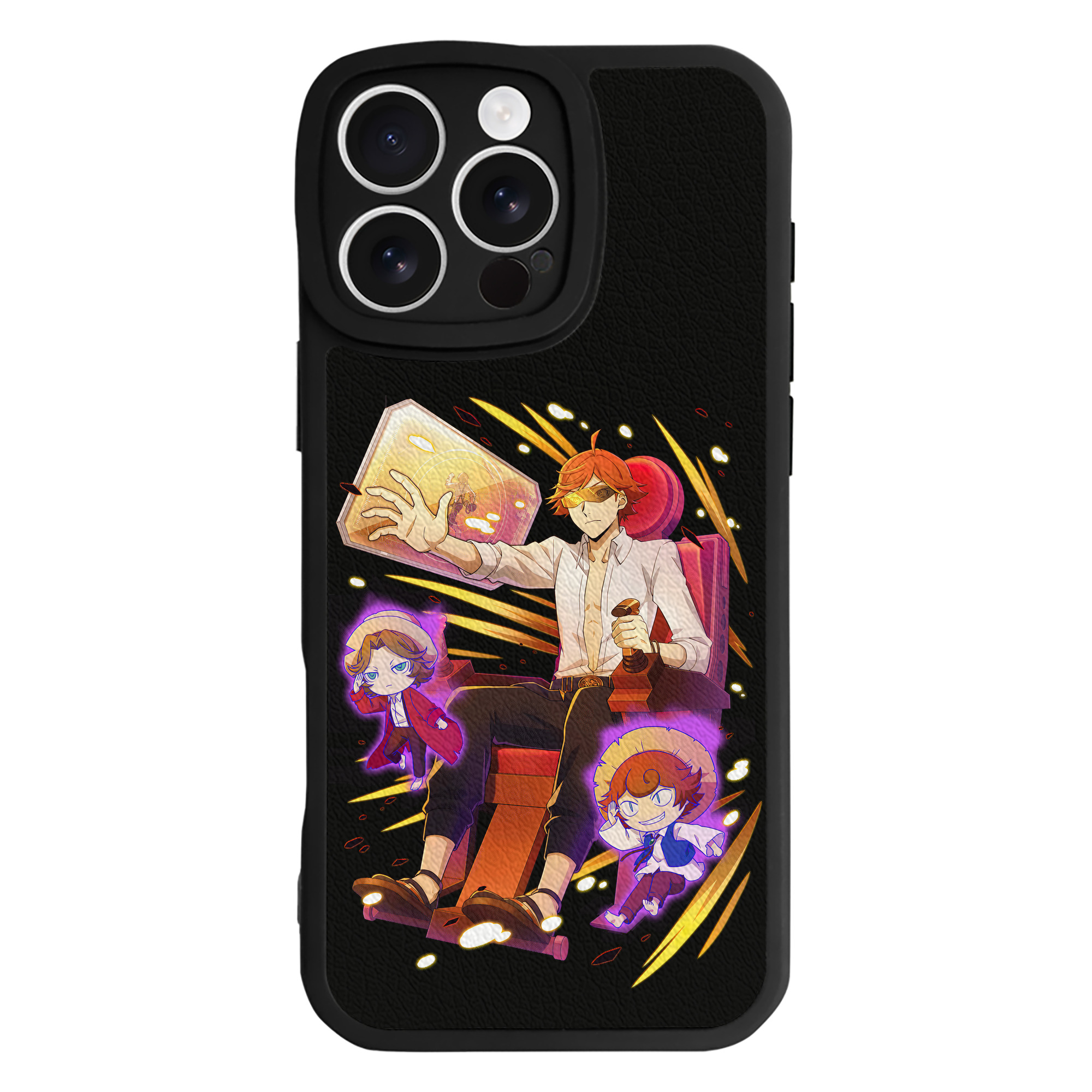 （画像用） 文豪ストレイドッグス Bungo Stray Dogs 【iPhone 16シリーズ対応】シリコンスマホケース（レザー調） 材質：シリコン